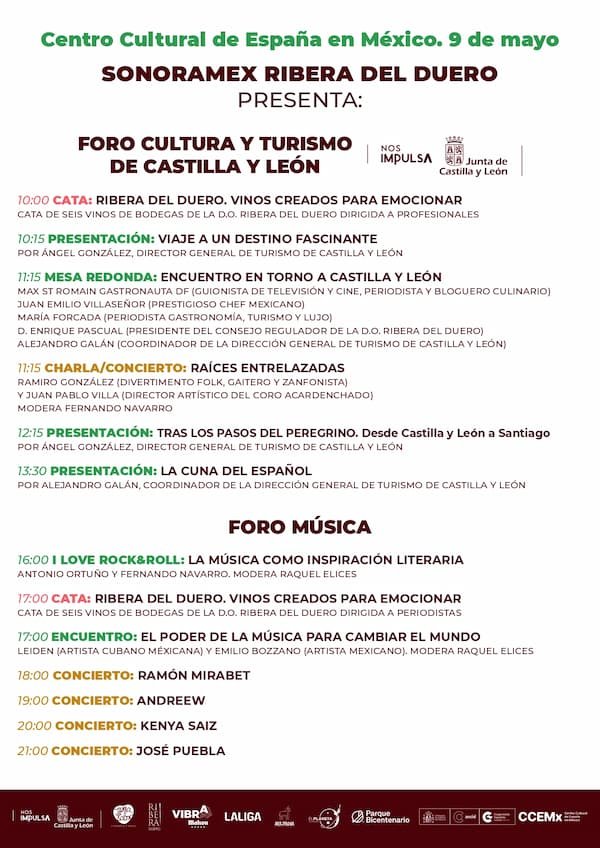 programacion foro sonoramex 2024