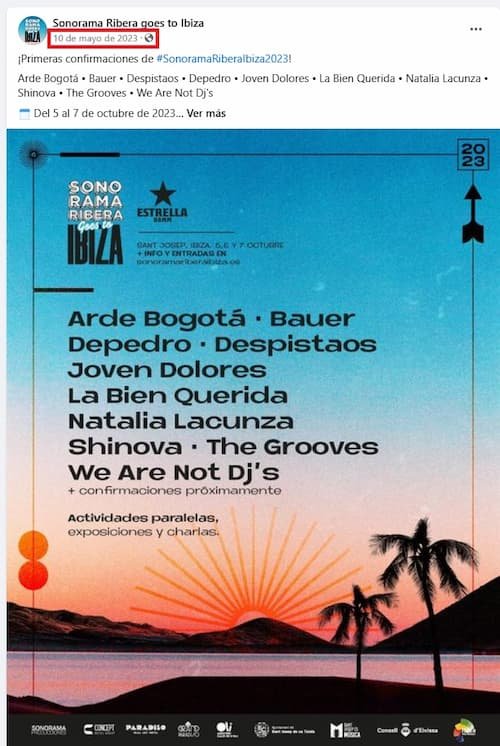 Presentado sonorama Ribera Goes to Ibiza 2024
