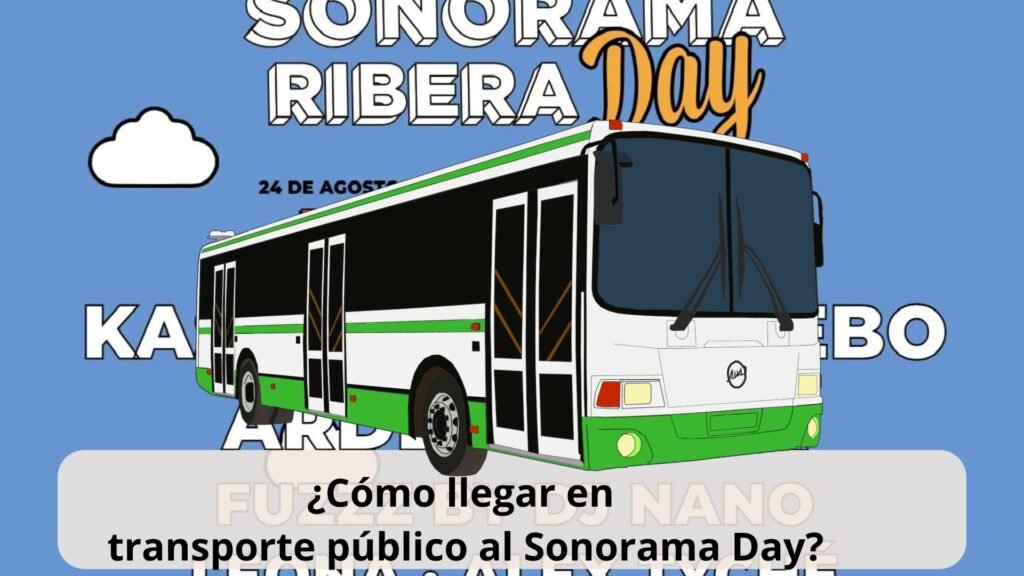Cómo llegar en transporte público al Sonorama Day