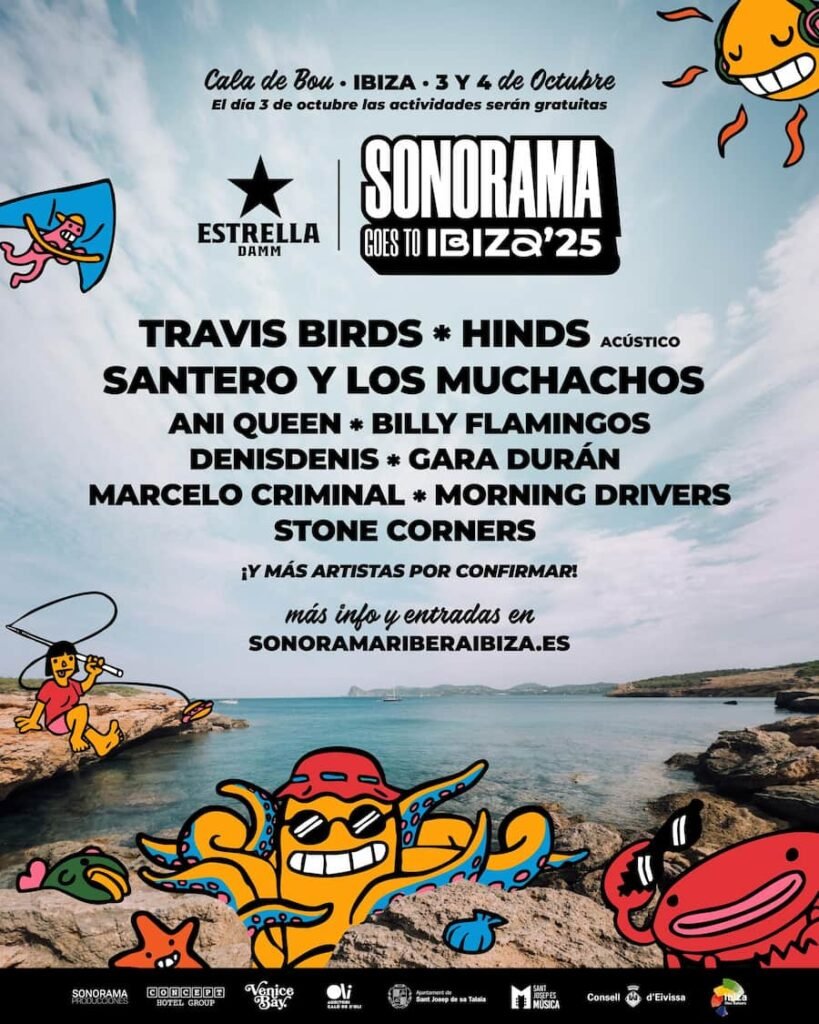 Primer avance de Cartel Sonorama Ibiza 2025