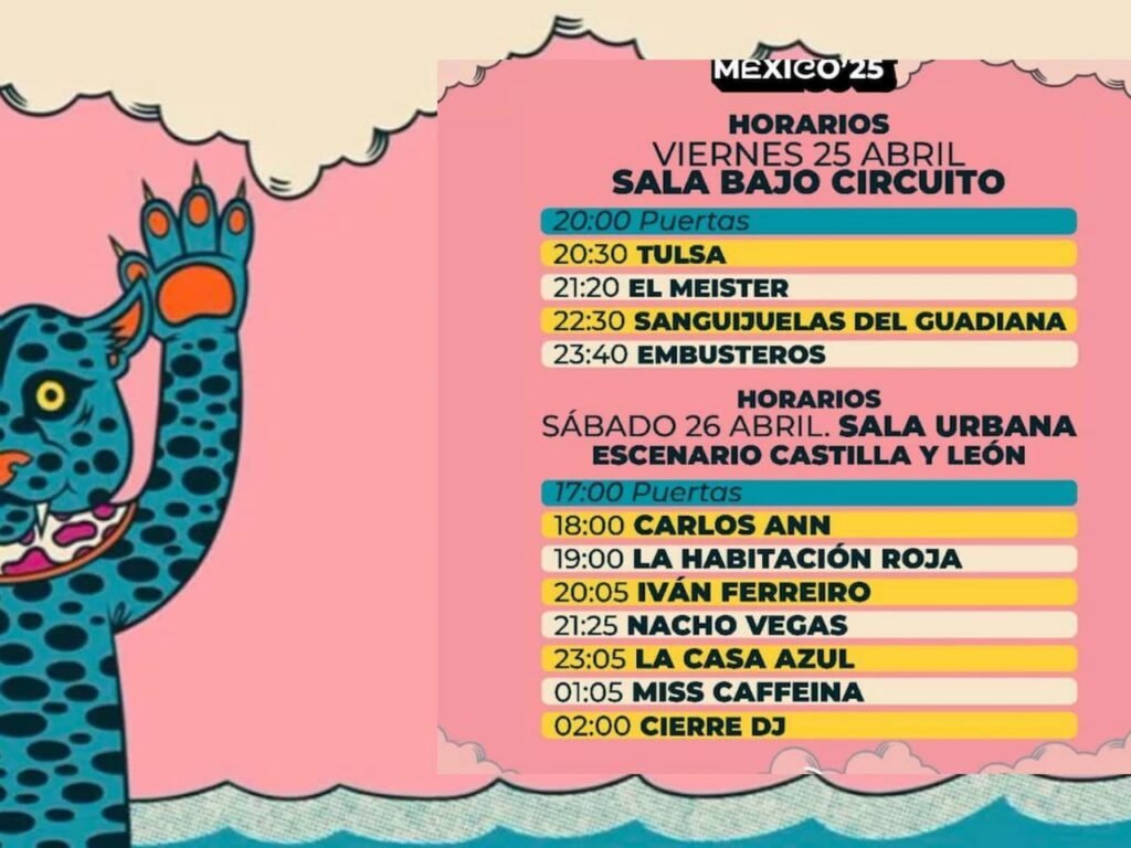 Sonorama México 2025: descubre los horarios finales